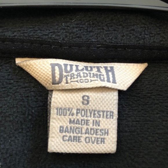 Duluth Trading Co. Women's Full-Zip Fleece Jacket, Black, Size Small - Picture 3 of 3